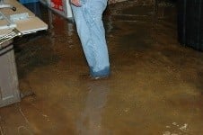 Flooding basement